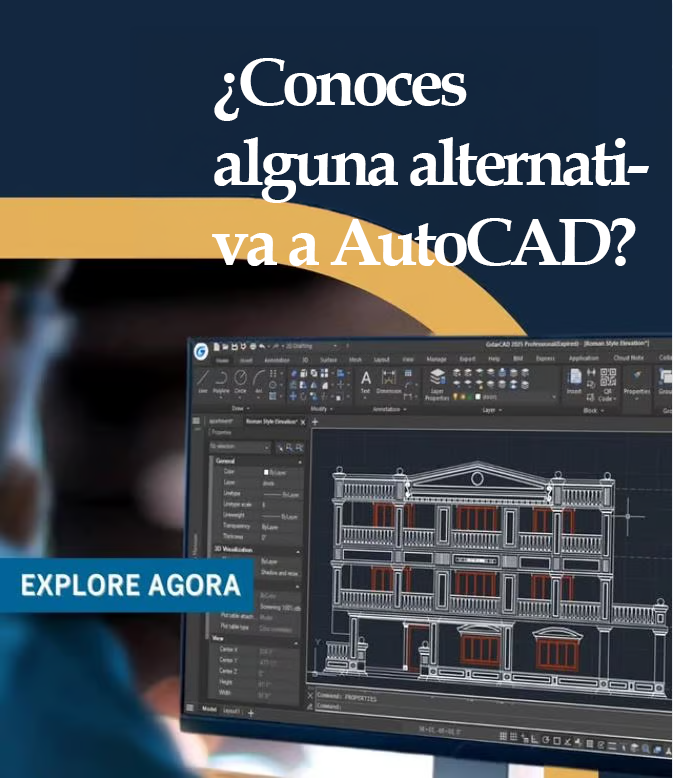 Interfaz del software GstarCAD